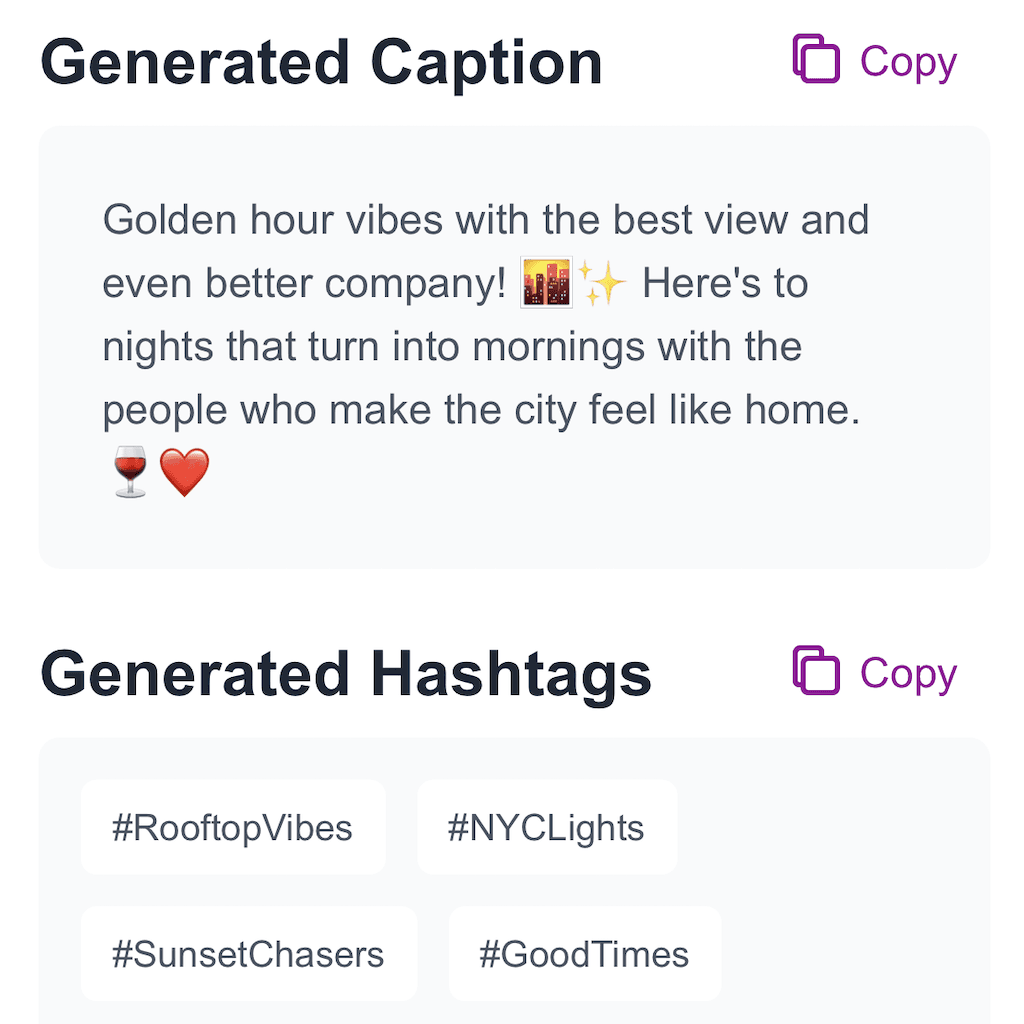 Get optimized hashtags